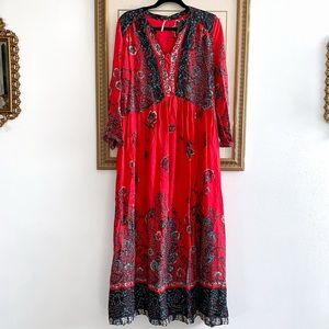 Free People Boho Maxi Dress